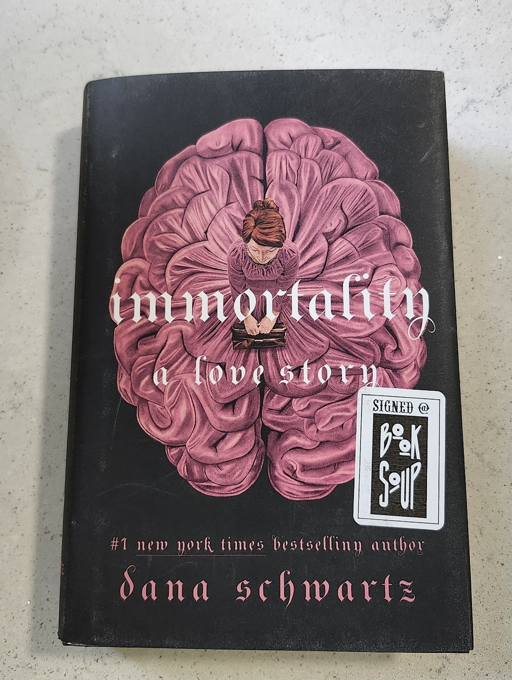 SIGNED Immortality: A Love Story by Dana Schwartz- Hardcover First Edition